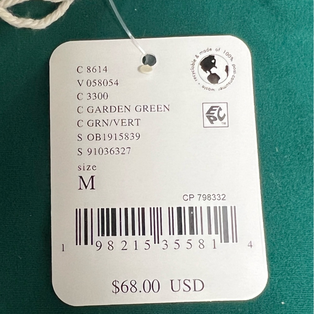 NWT $68 Free People X Hatch Maternity Square Neck Bra Size Medium Garden Green - Picture 13 of 15